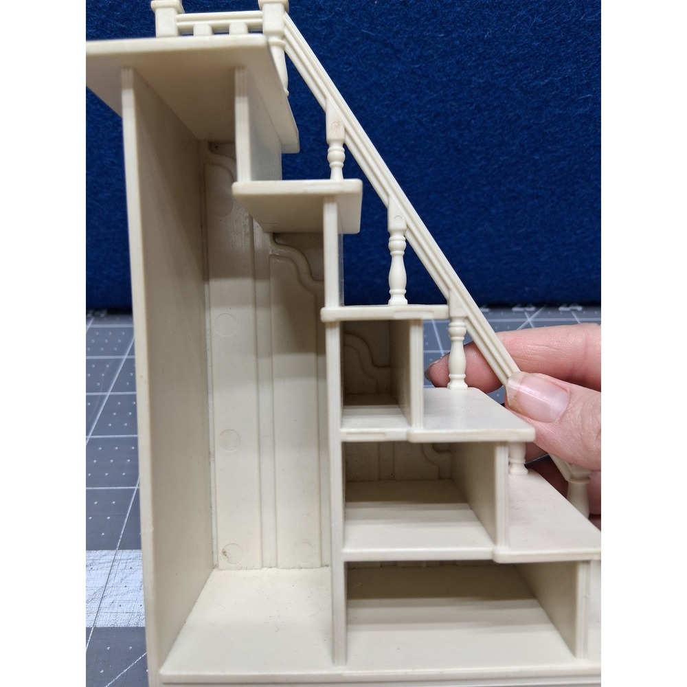 Calico Critters Dollhouse Staircase Cream Victorian Miniature Steps - Picture 4 of 11